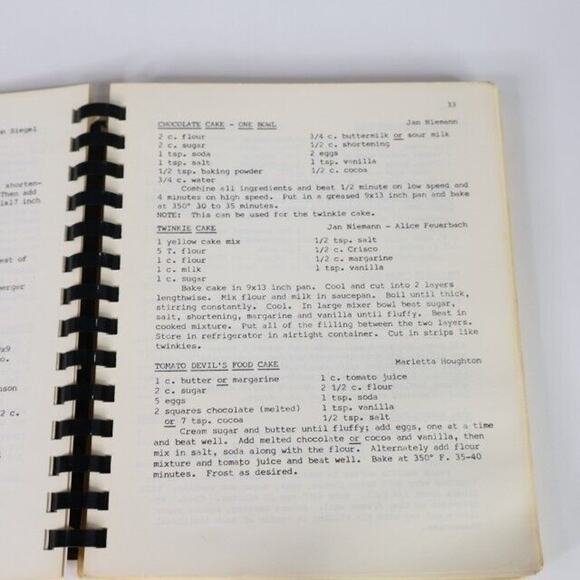 Walcott Calvary United Methodist Church Cookbook Midwest Recipes Iowa Community - Picture 7 of 8